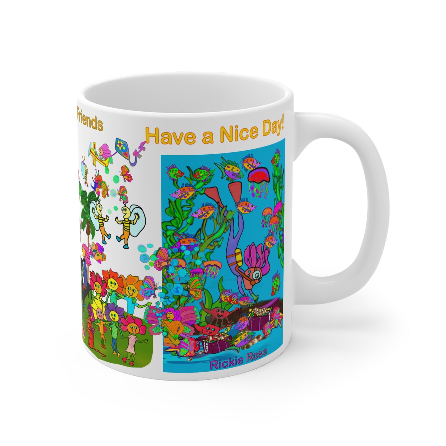 Ceramic Mug 11oz, Jazz Fest-#020