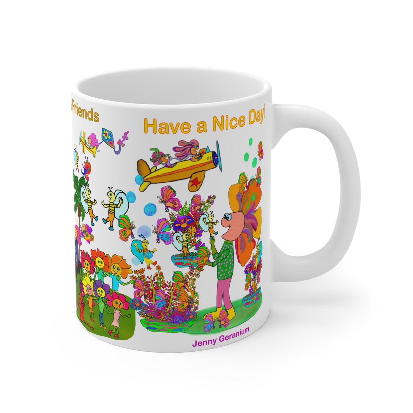 Ceramic Mug 11oz, Jazz Fest-#021