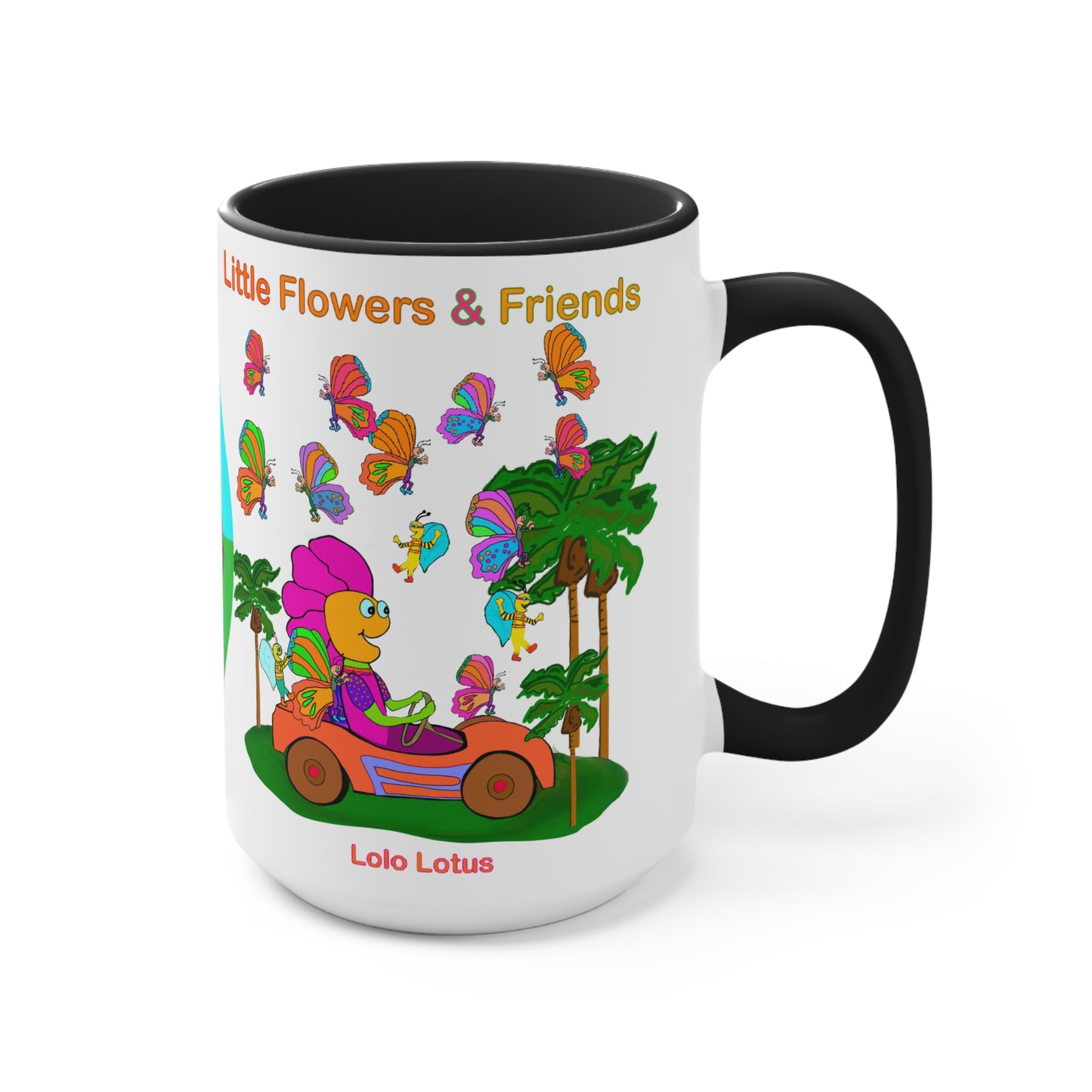 Accent Mug #B001, Black 15oz