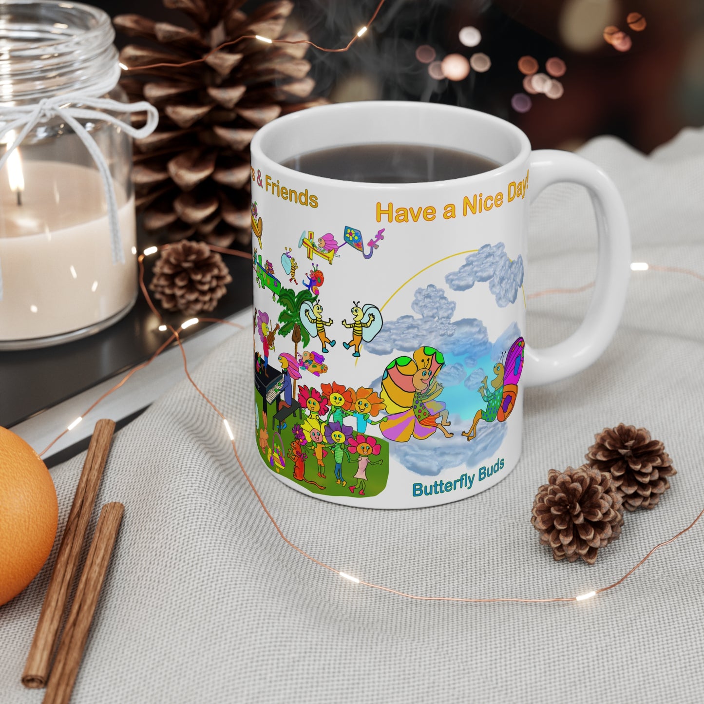 Ceramic Mug 11oz, Jazz Fest-#004