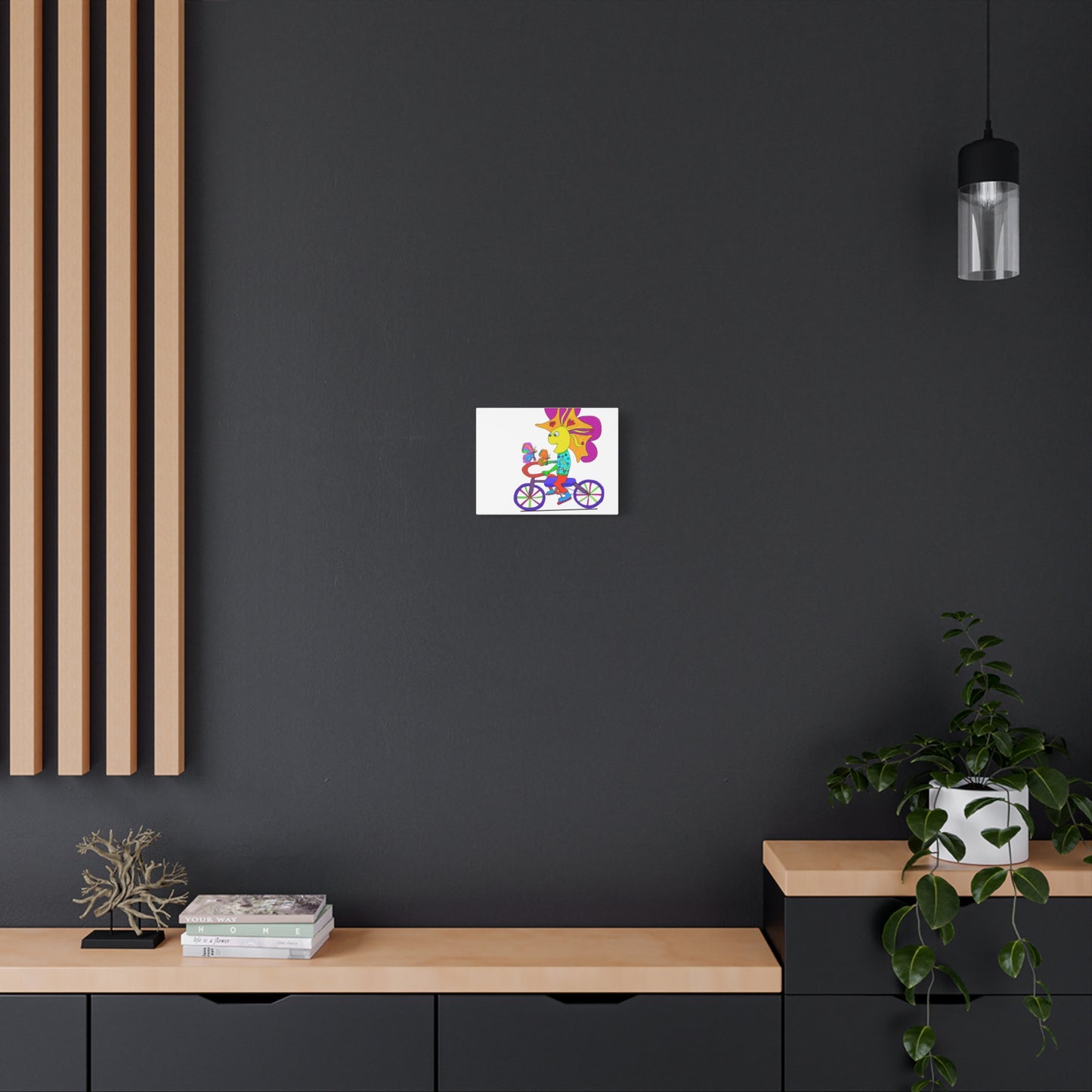 #011W) Butterfly Buds, Matte Canvas, Stretched, 1.25"