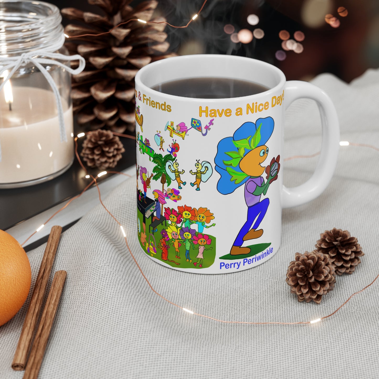 Ceramic Mug 11oz, Jazz Fest-#017