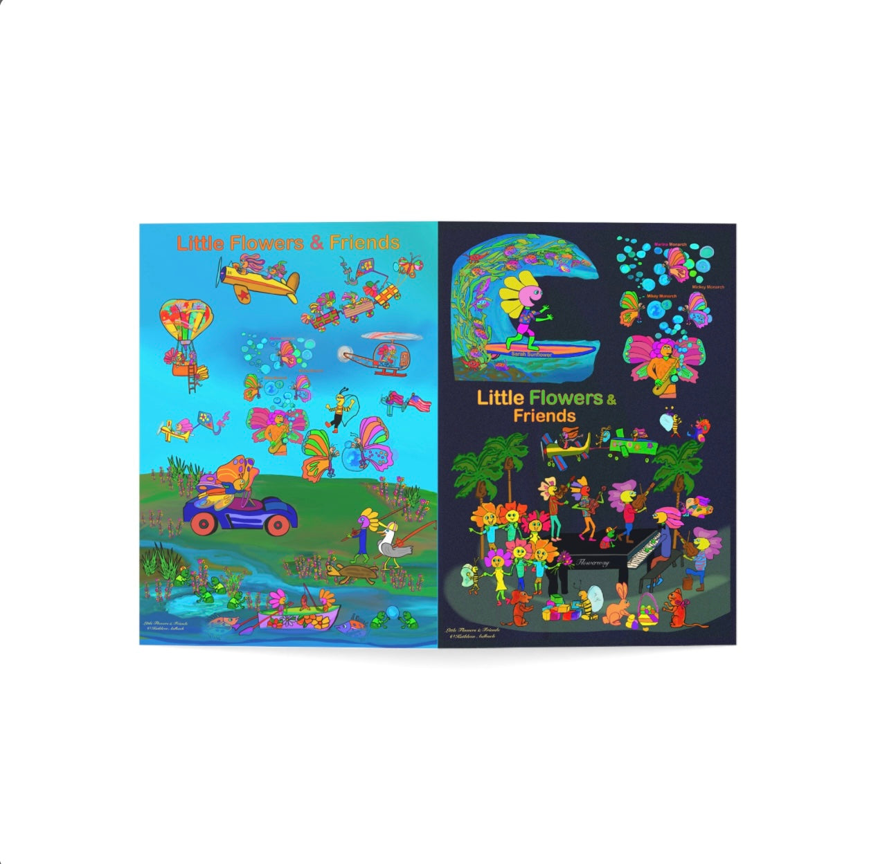 Greeting Card 5”x7” dark #D013