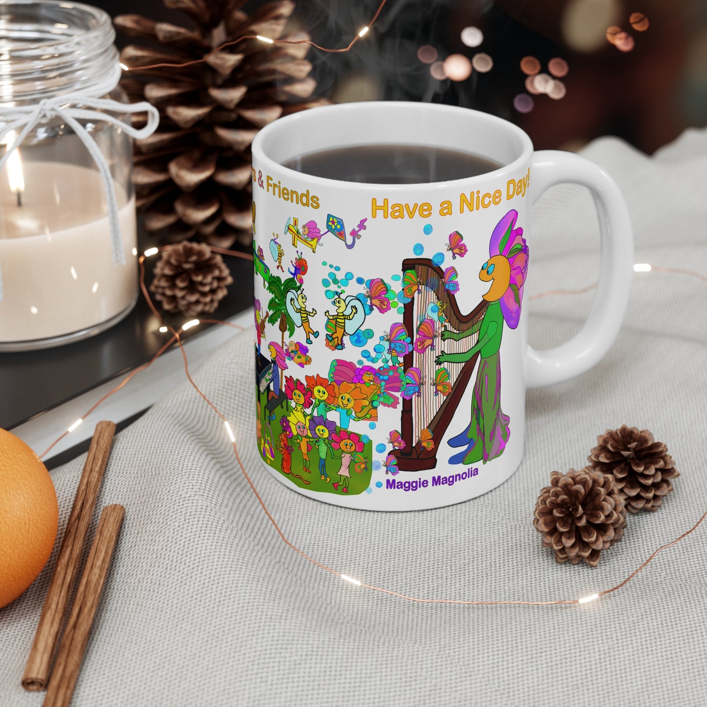 Ceramic Mug 11oz, Jazz Fest-#011