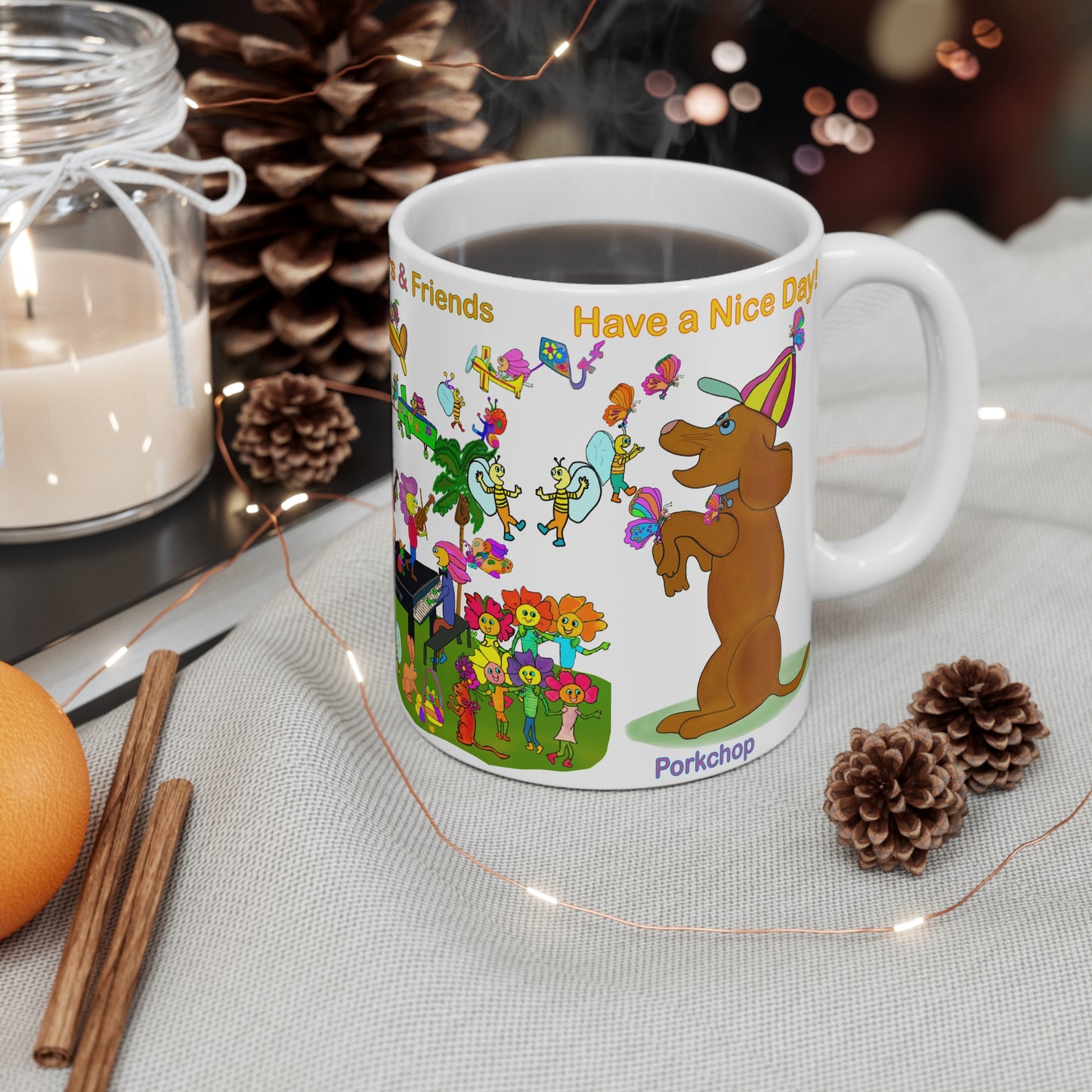 Ceramic Mug 11oz, Jazz Fest-#005