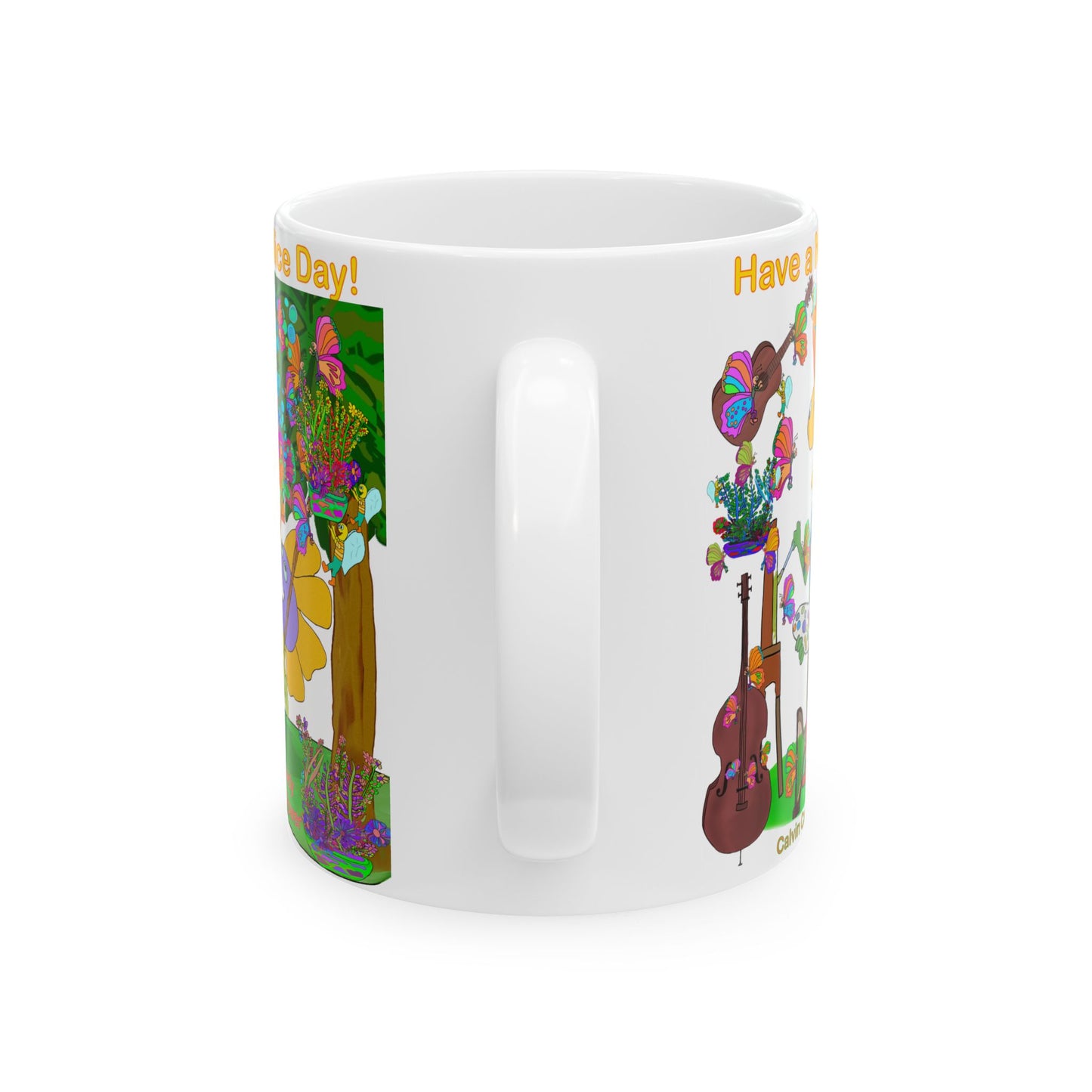Ceramic Mug 11oz, Nice Day-#ND005