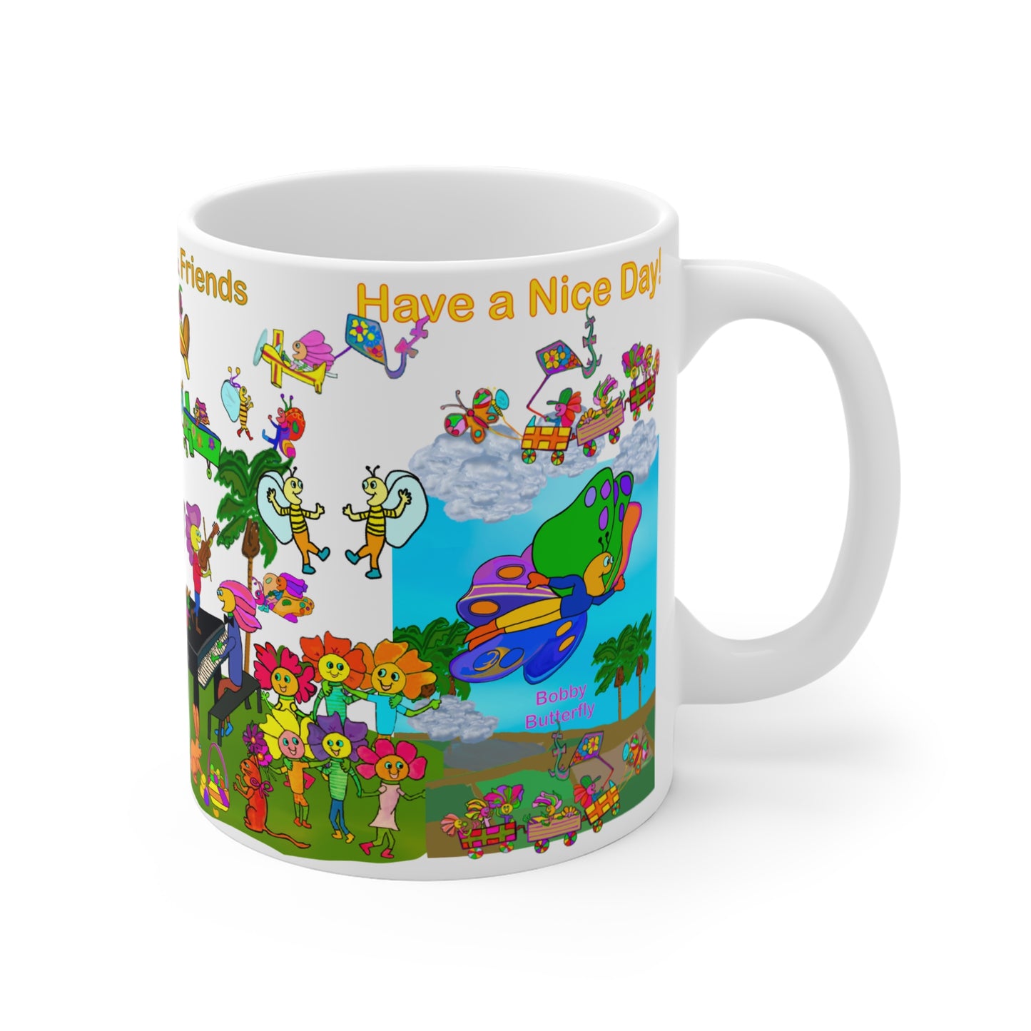 Ceramic Mug 11oz, Jazz Fest-#001