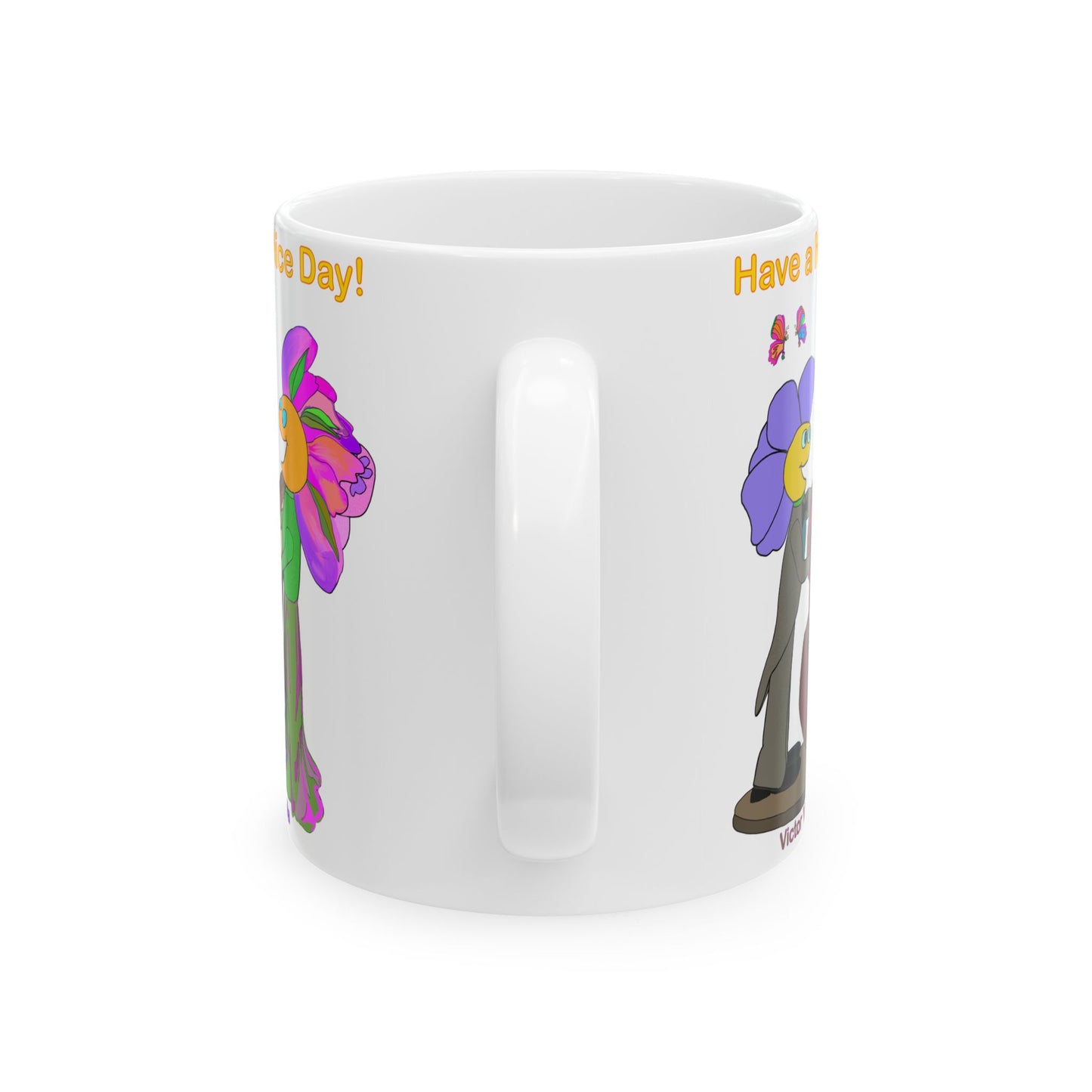 Ceramic Mug 11oz, Nice Day-#ND010