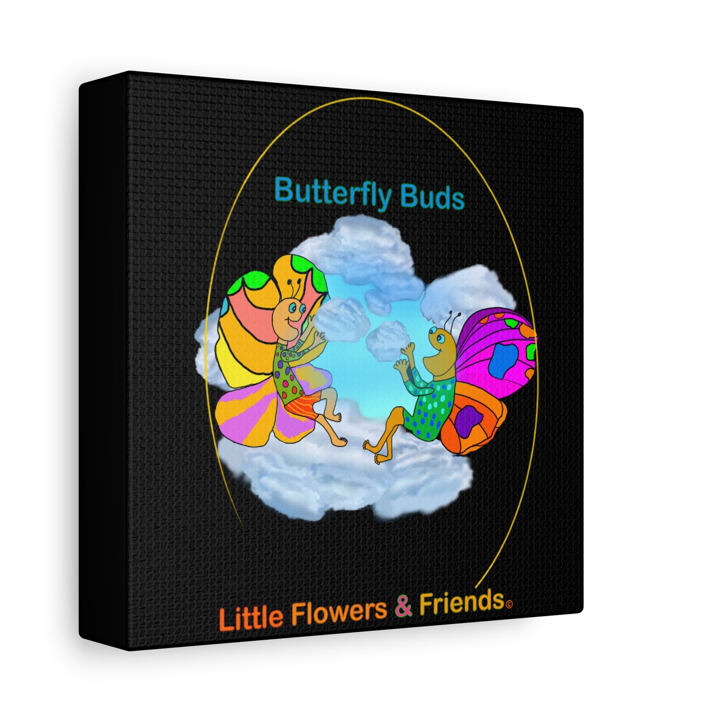 #011B) Butterfly Buds, Matte Canvas, Stretched, 1.25"