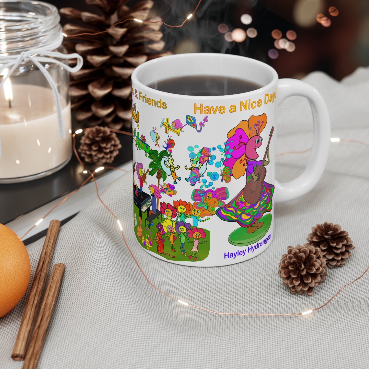 Ceramic Mug 11oz, Jazz Fest-#019
