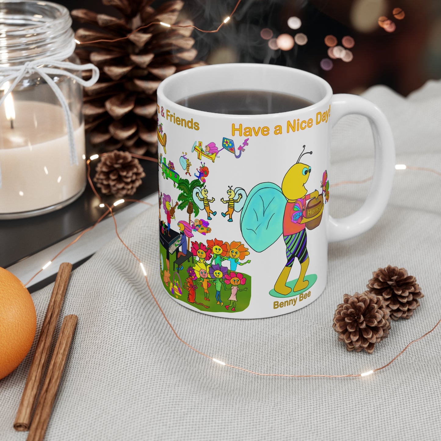 Ceramic Mug 11oz, Jazz Fest-#009