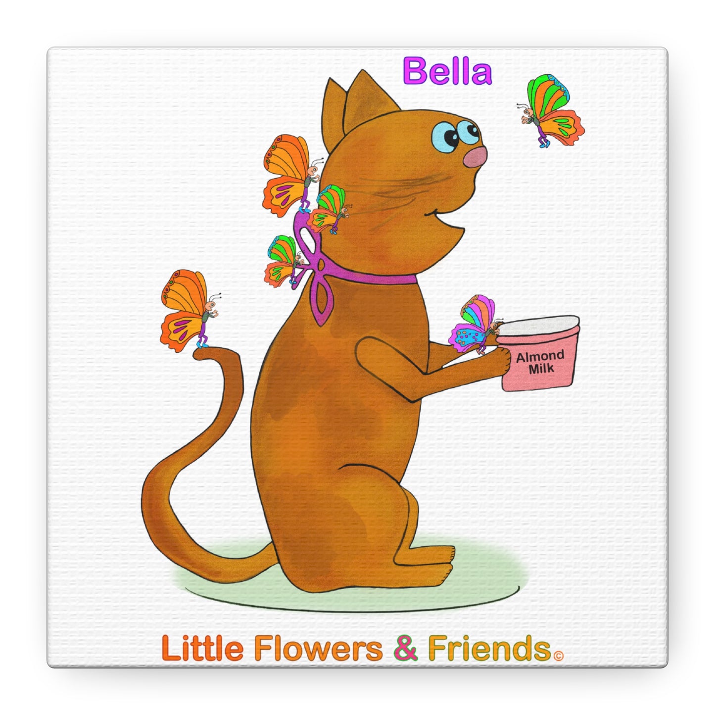 #009W) Bella, Matte Canvas, Stretched, 1.25"
