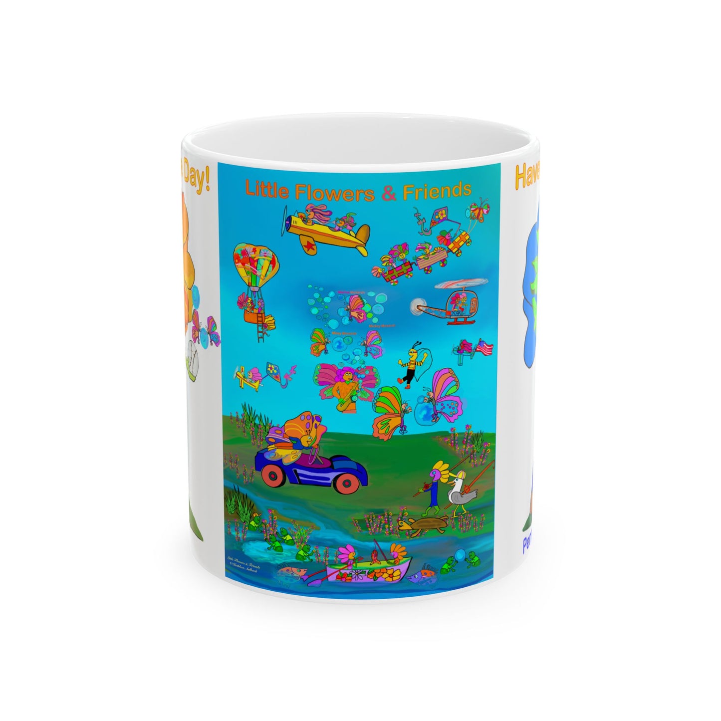 Ceramic Mug 11oz, Nice Day-#ND006
