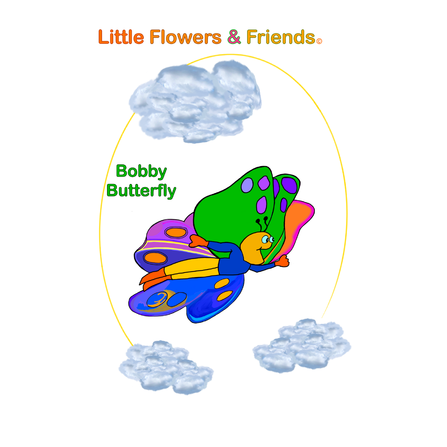 #018B) Bobby Butterfly, Matte Canvas, Stretched, 1.25"