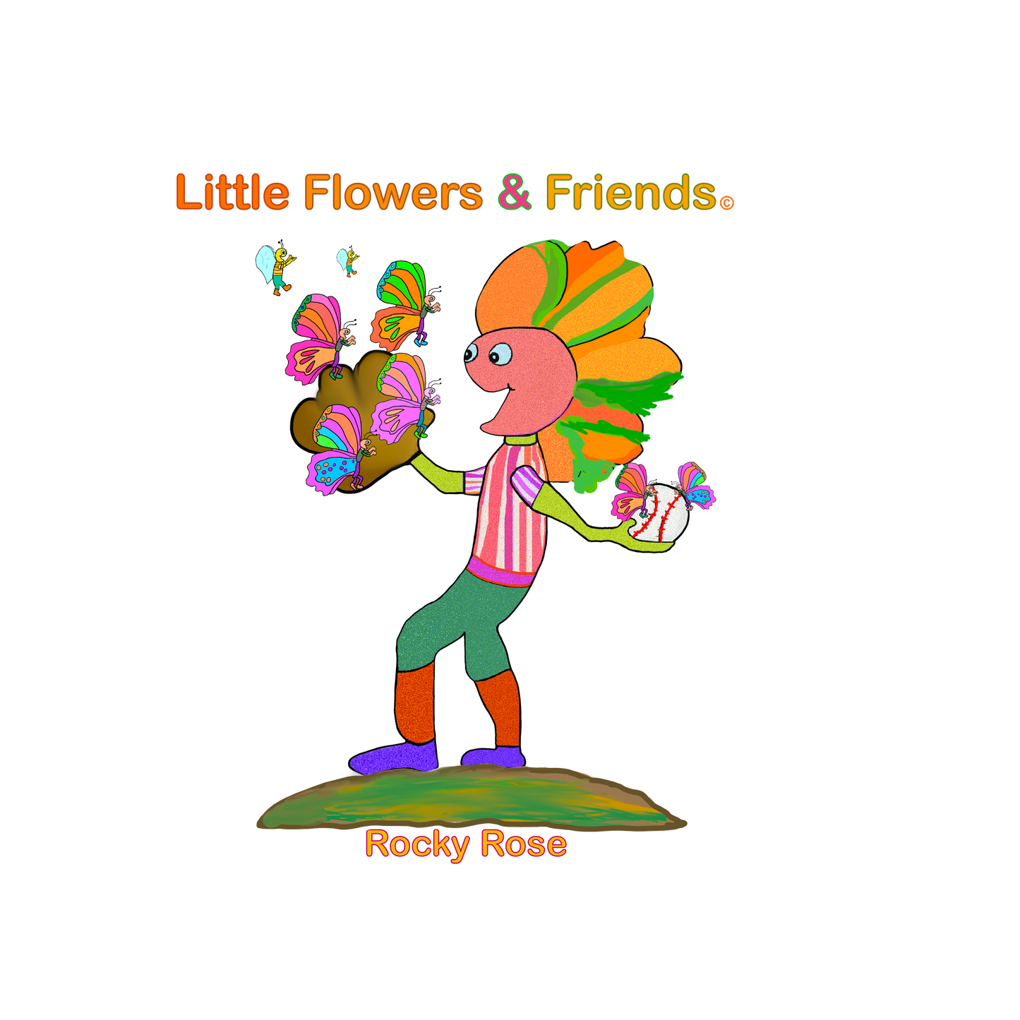 #001B) Rocky Rose, Matte Canvas, Stretched, 1.25"