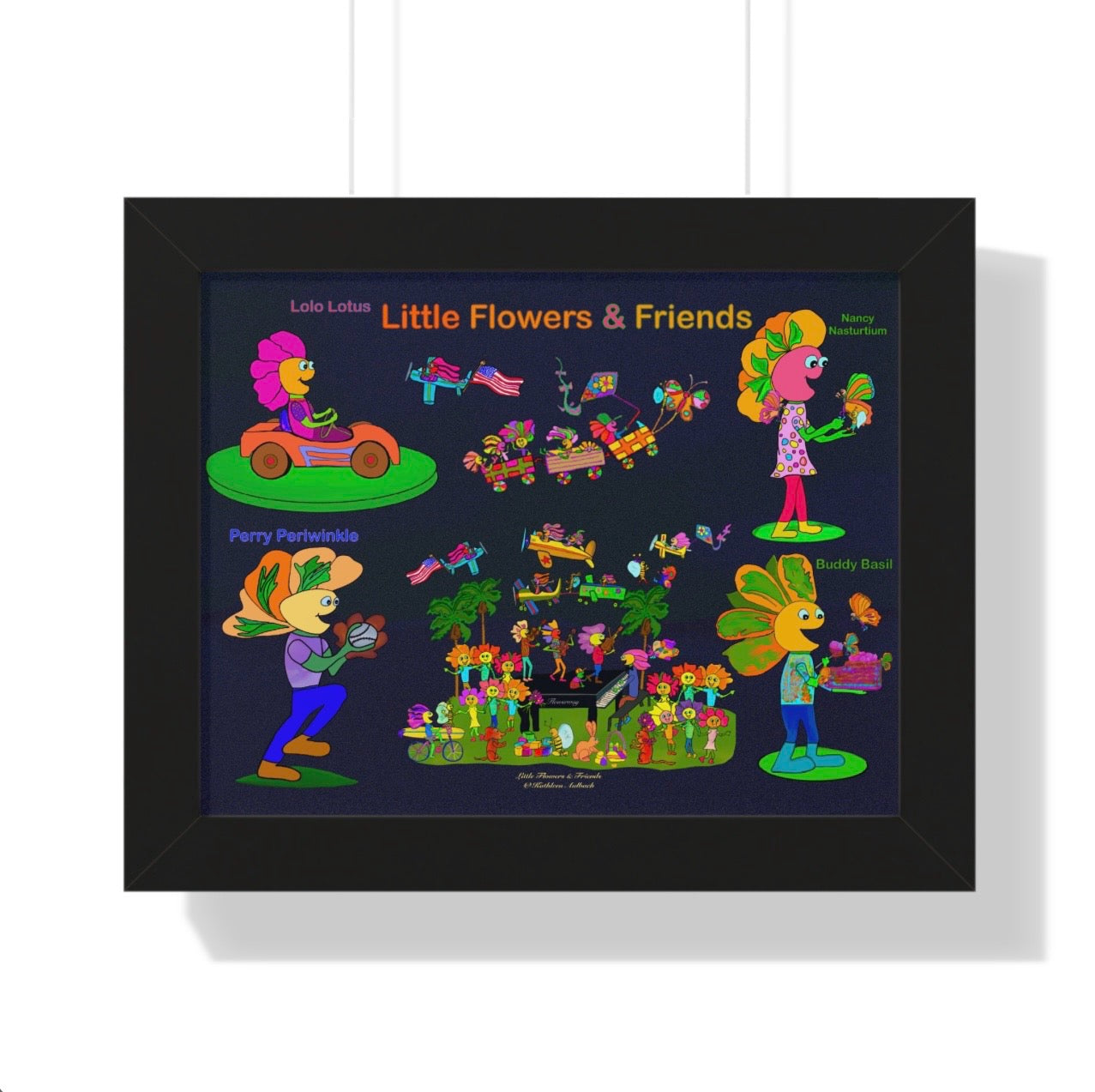 Poster Framed 14”x11” #PF009
