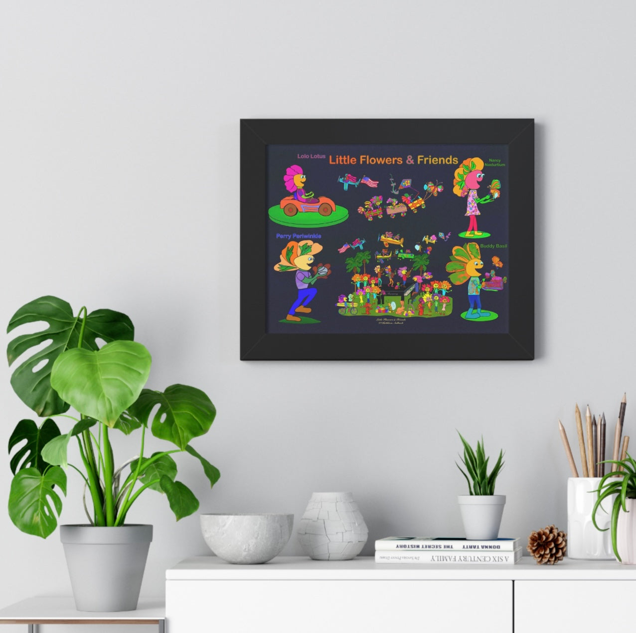 Poster Framed 14”x11” #PF009