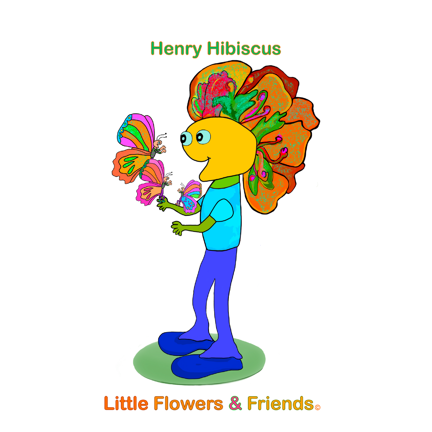 #028B) Henry Hibiscus, Matte Canvas, Stretched, 1.25"