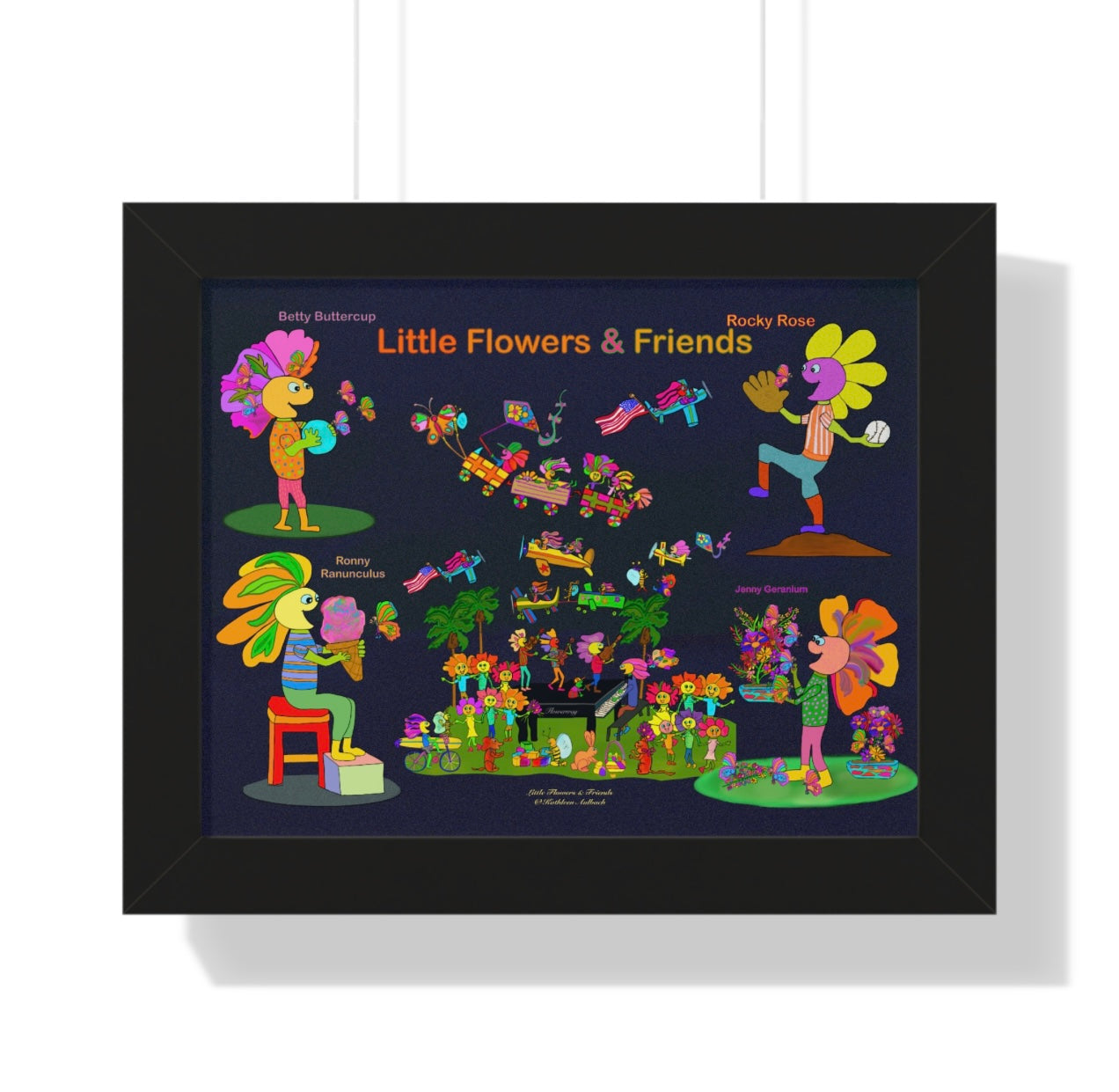 Poster Framed 14”x11” #PF008
