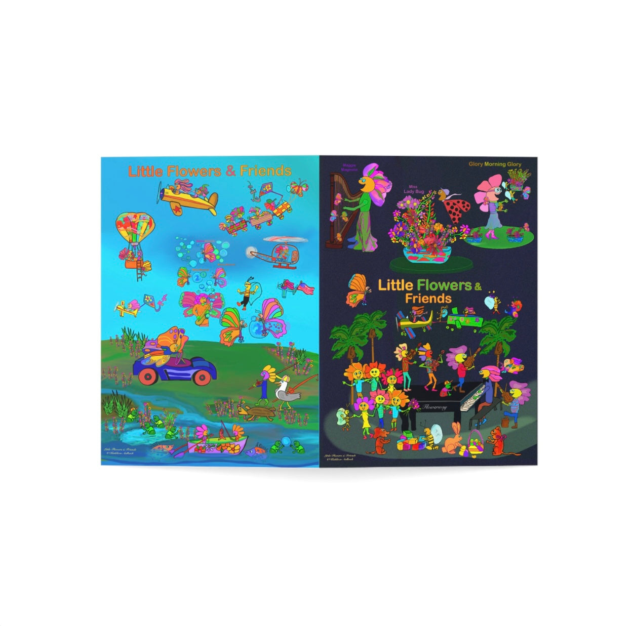Greeting Card 5”x7” dark #D001