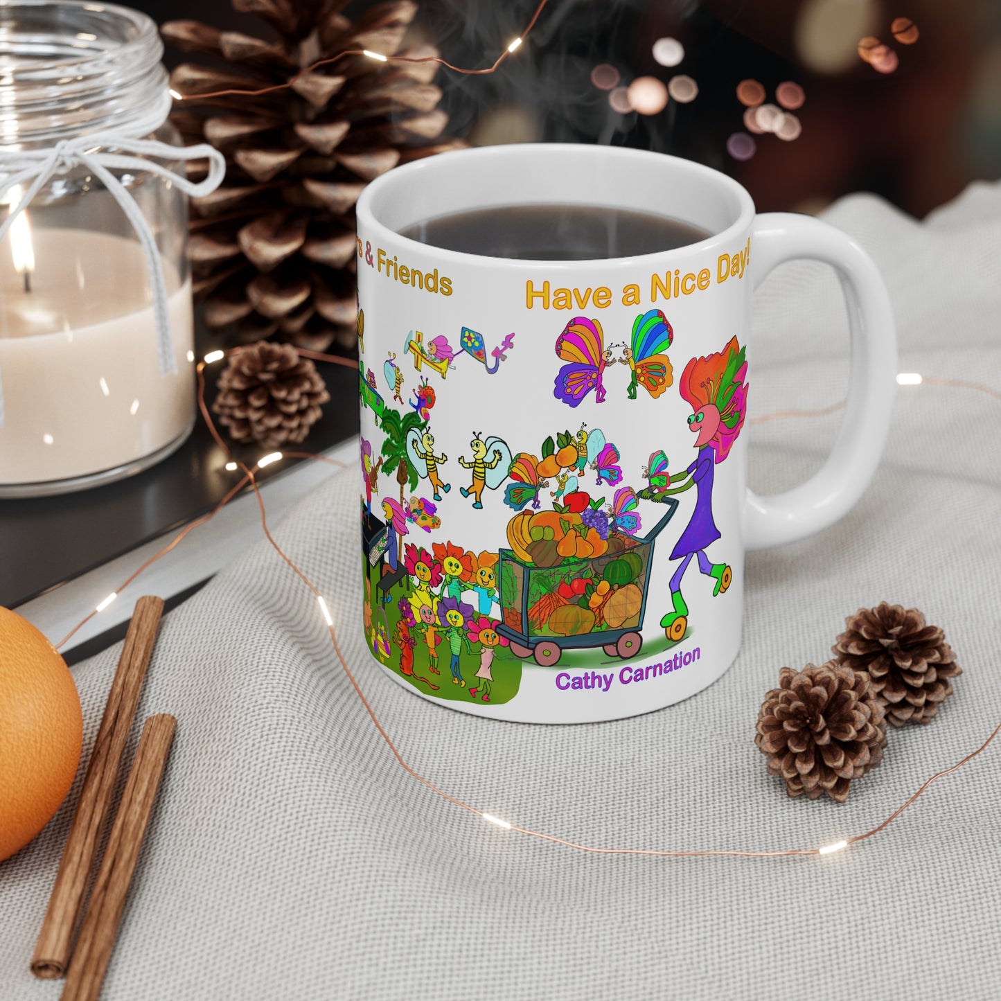 Ceramic Mug 11oz, Jazz Fest-#012