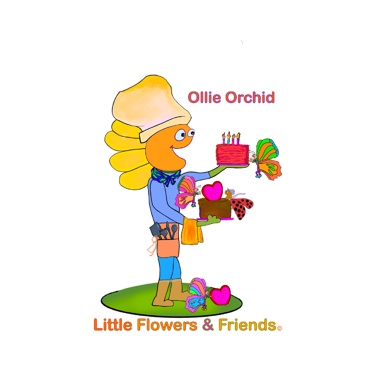 #008B) Ollie Orchid, Matte Canvas, Stretched, 1.25"