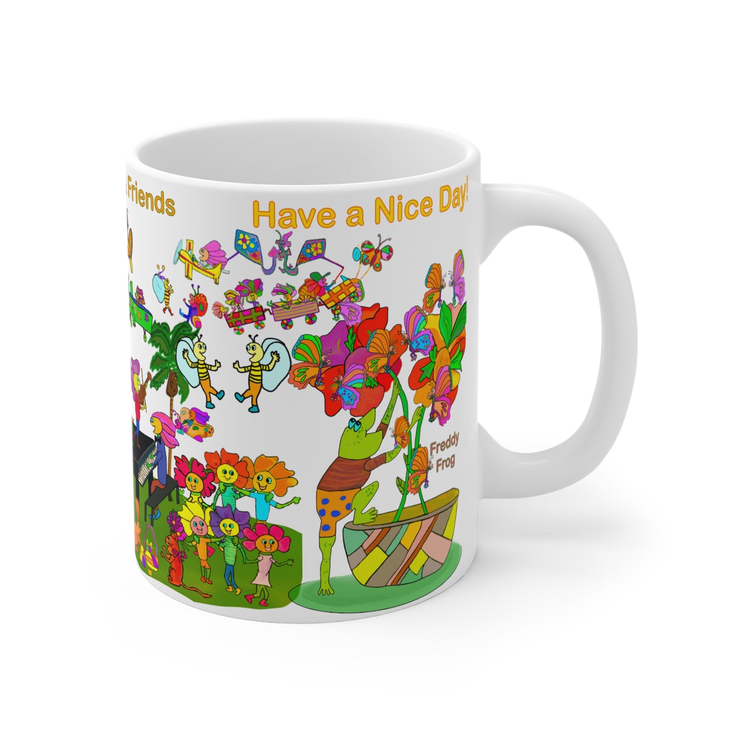 Ceramic Mug 11oz, Jazz Fest-#002