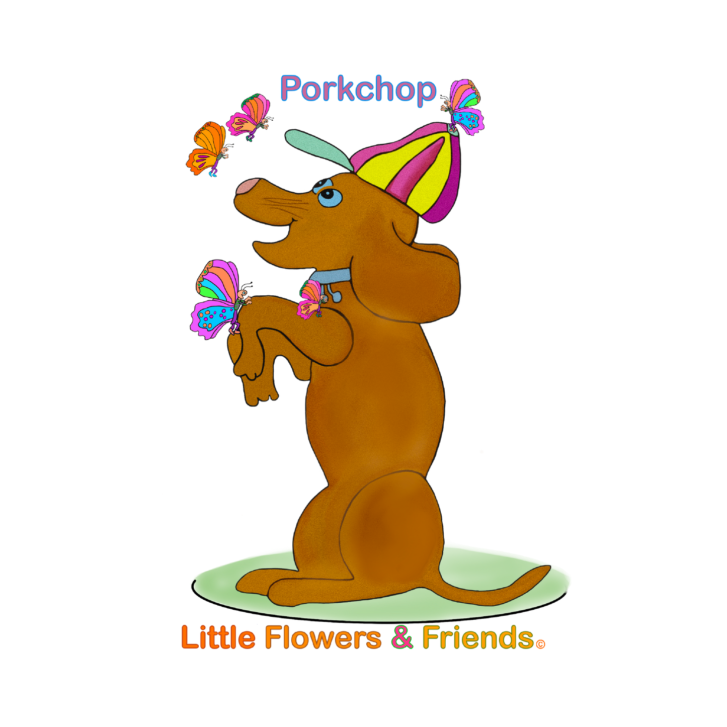 #017B) Porkchop, Matte Canvas, Stretched, 1.25"