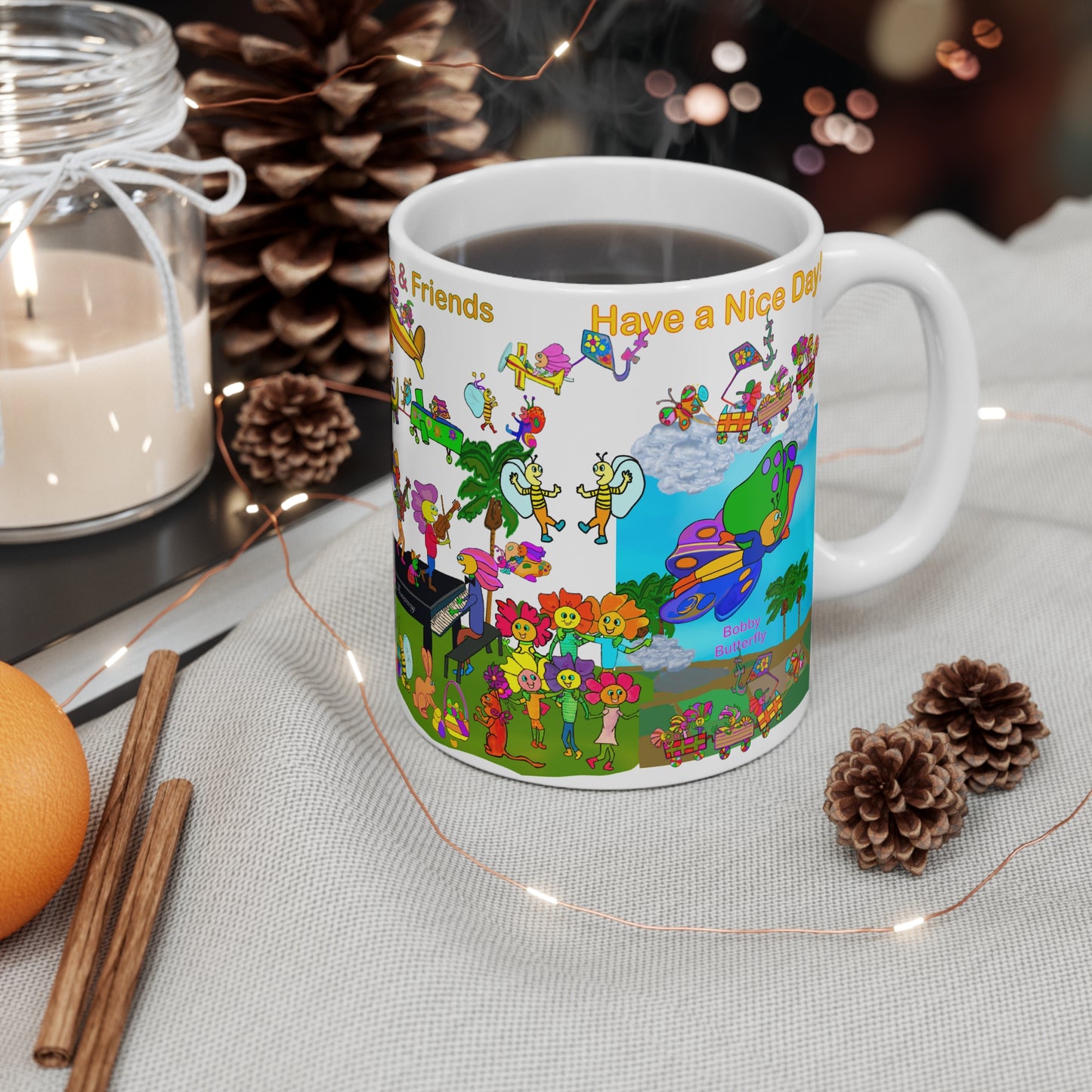 Ceramic Mug 11oz, Jazz Fest-#001