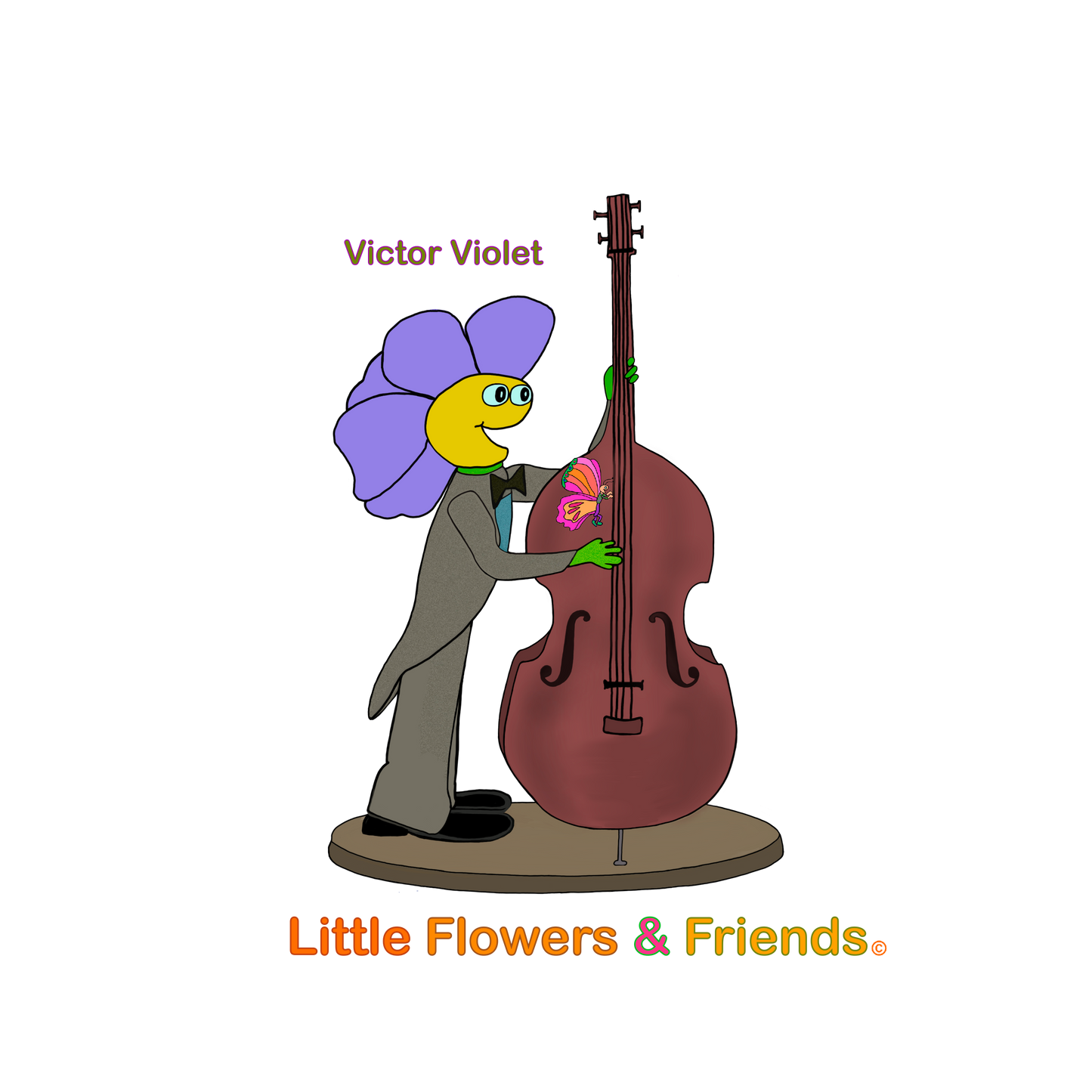 #020B) Victor Violet, Matte Canvas, Stretched, 1.25"