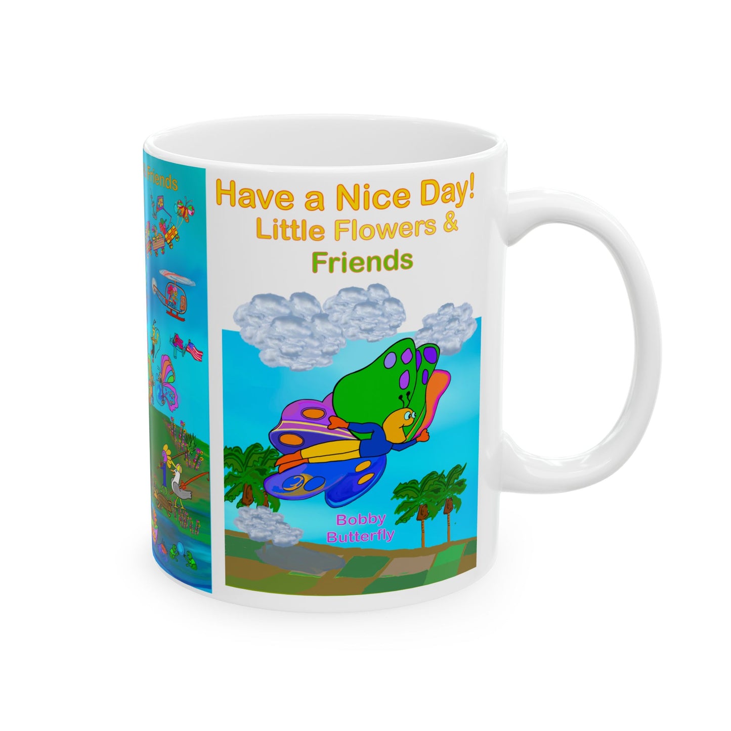 Ceramic Mug 11oz, Nice Day-#ND008