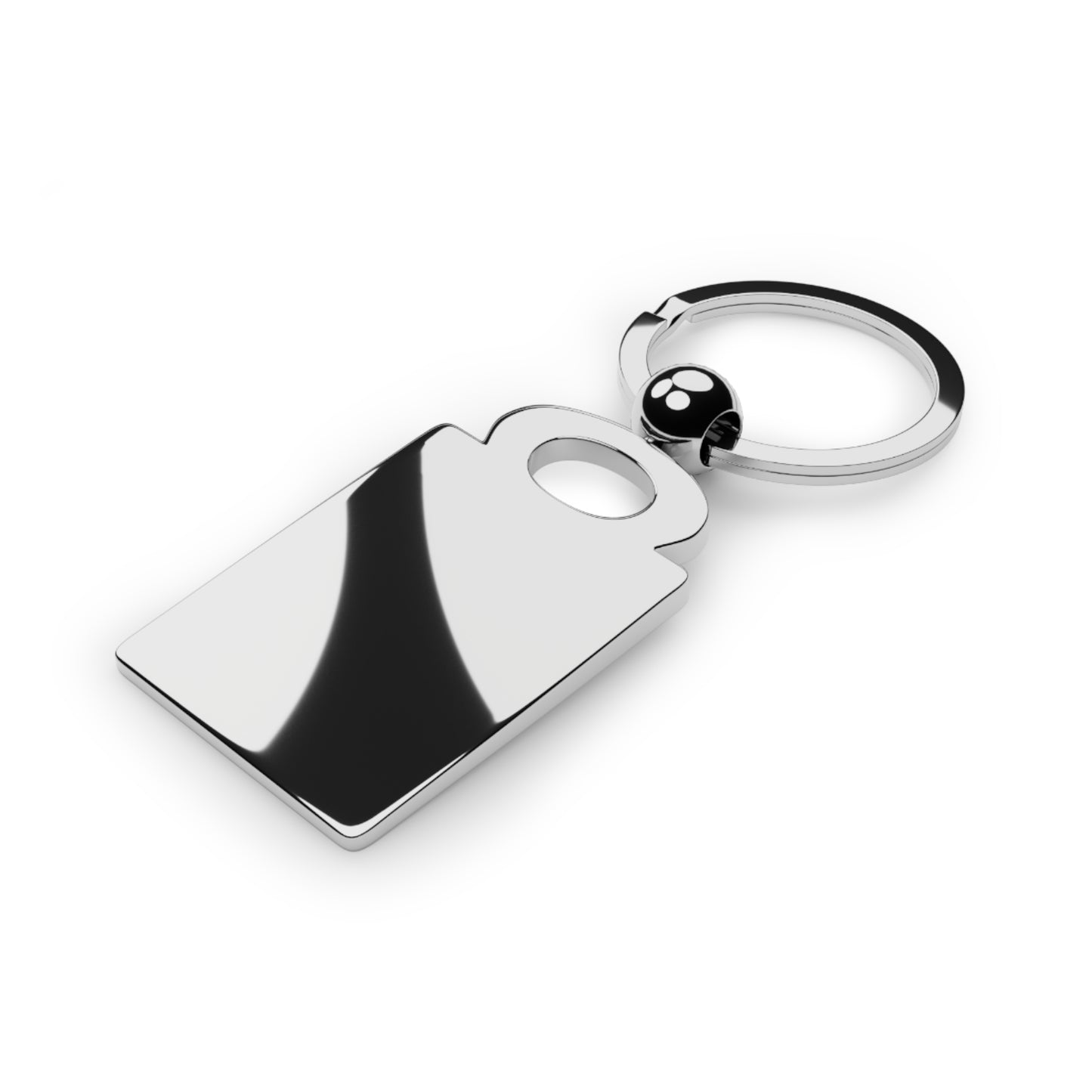 Rectangle Photo Keyring-#001