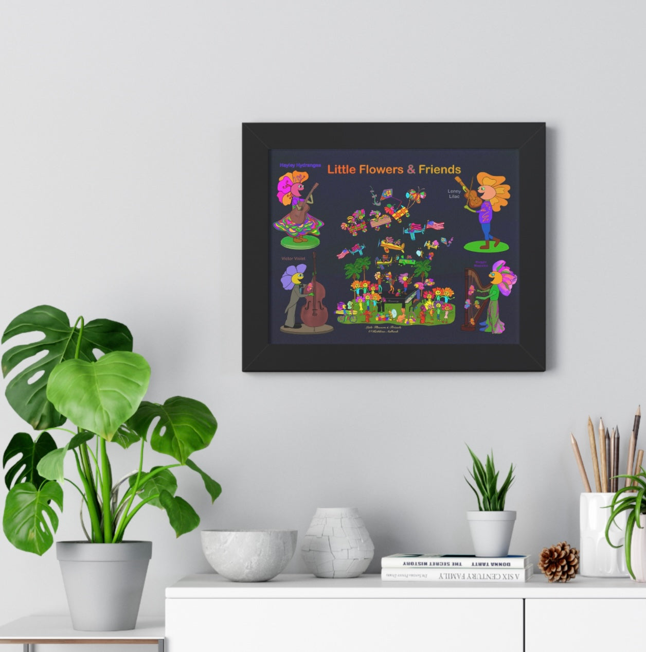Poster Framed 14”x11” #PF005