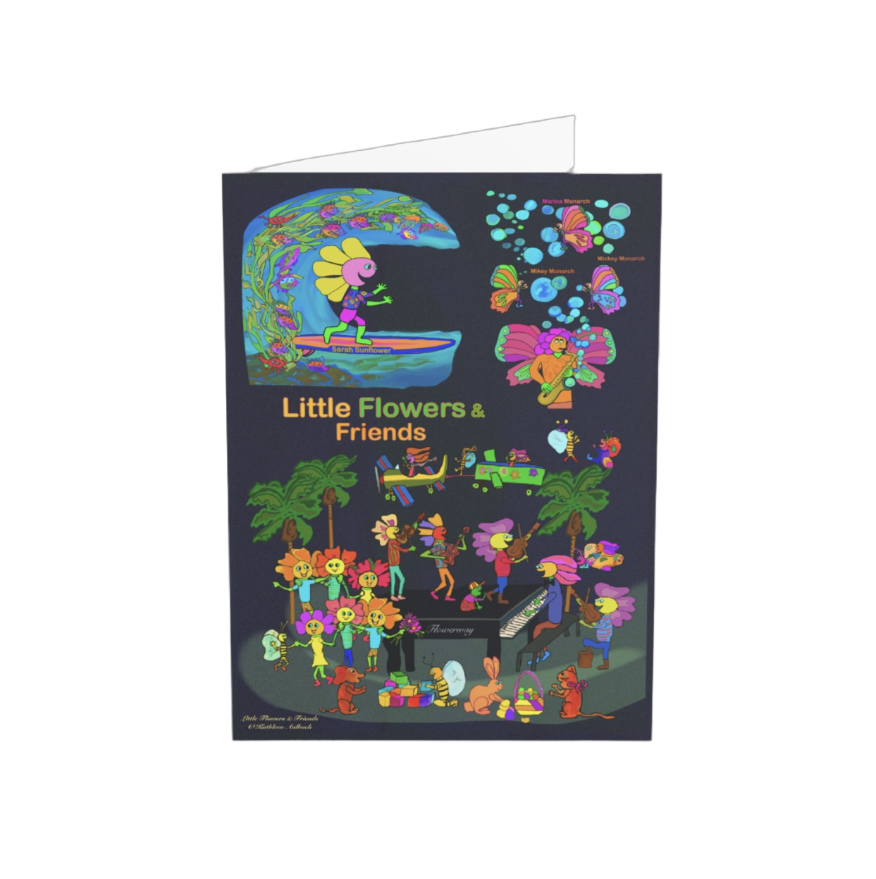 Greeting Card 5”x7” dark #D013