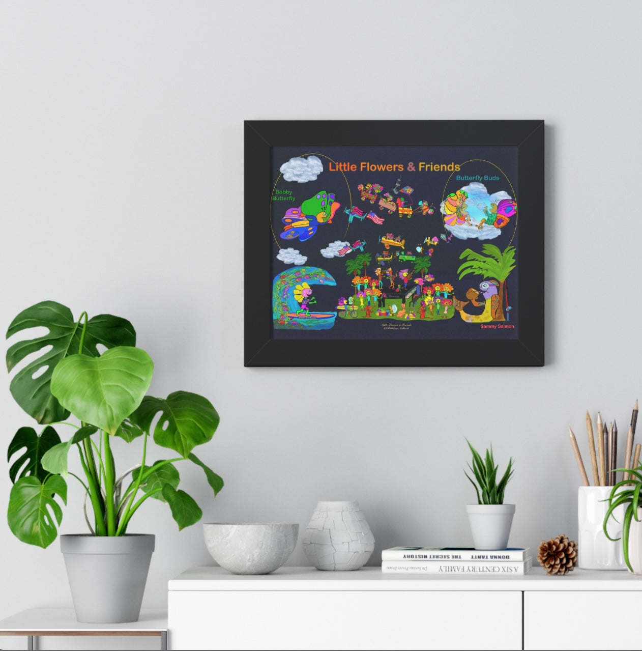 Poster Framed 14”x11” #PF004