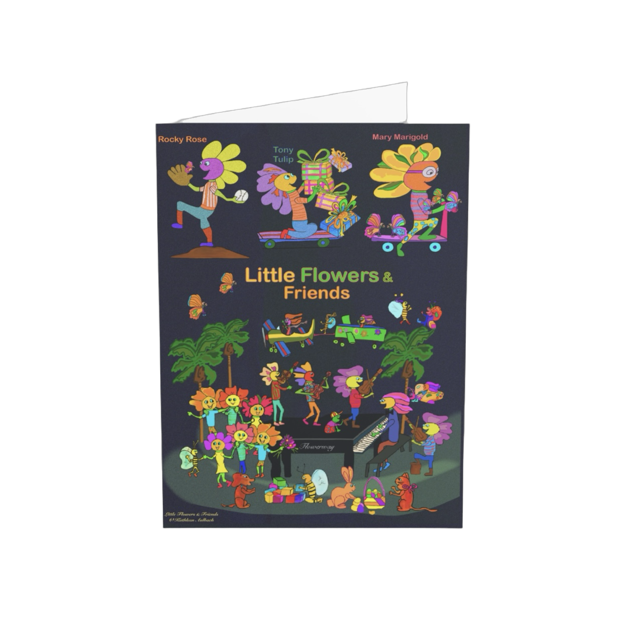 Greeting Card 5”x7” dark #D005