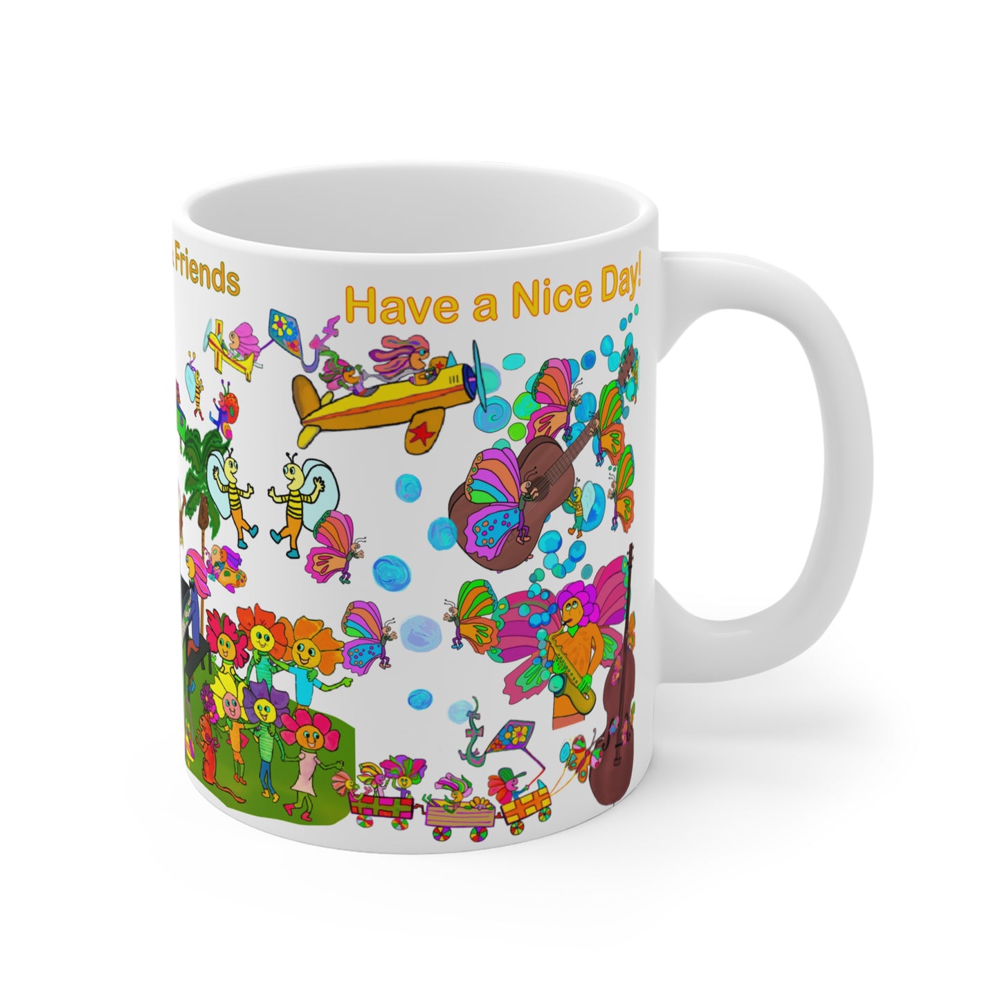 Ceramic Mug 11oz, Jazz Fest-#006