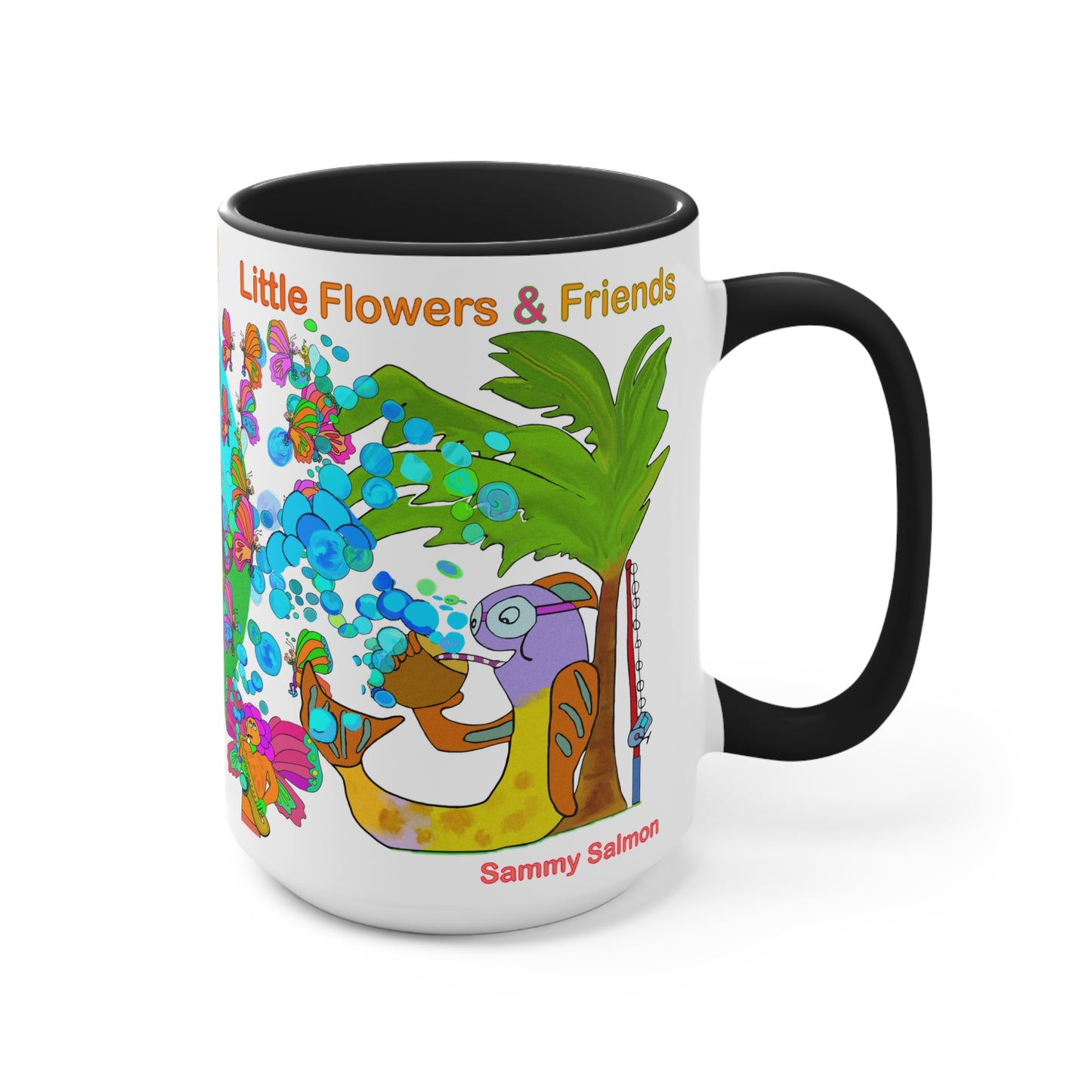 Accent Mug #B025, Black 15oz