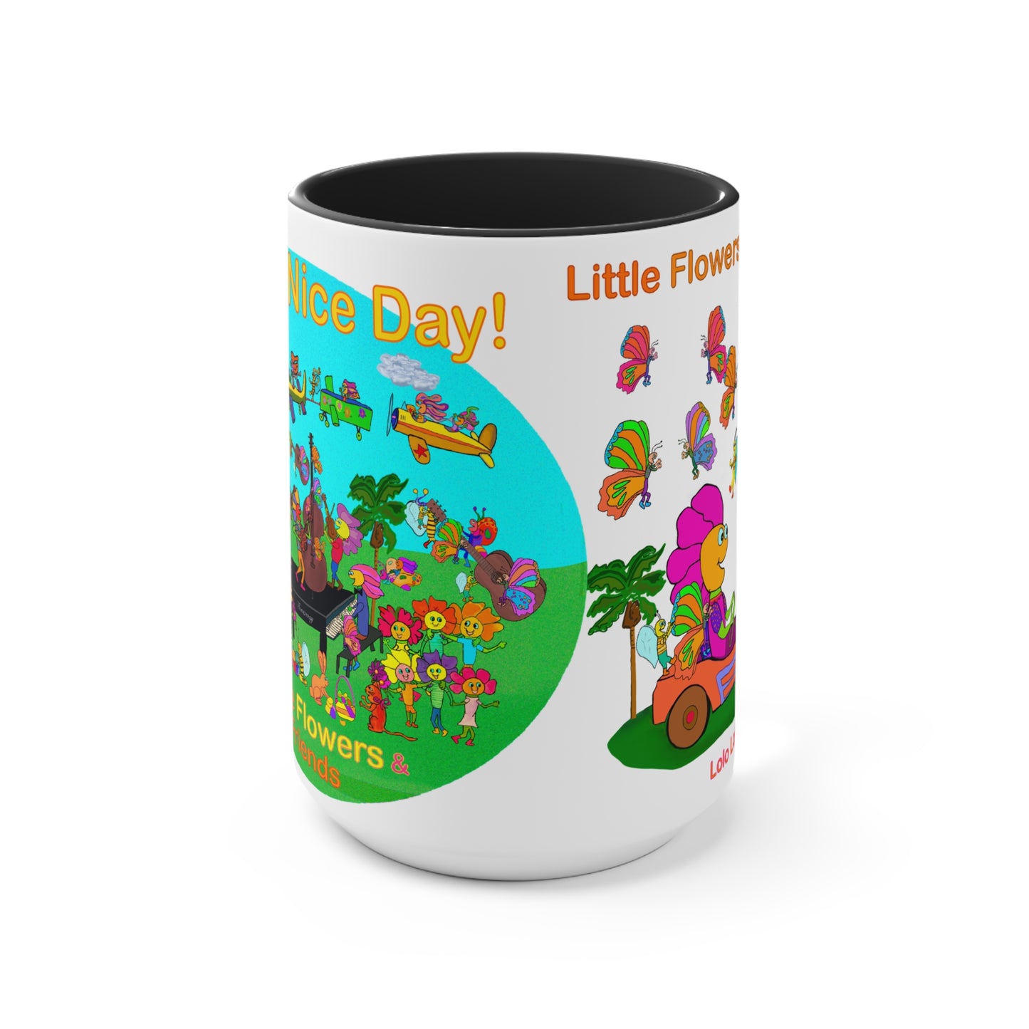 Accent Mug #B001, Black 15oz