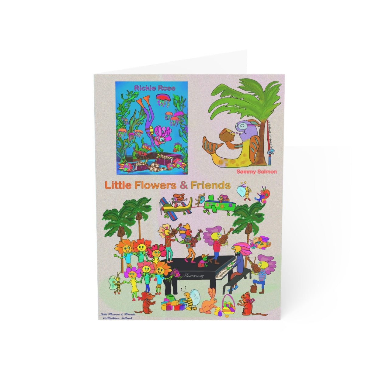 Greeting Card 5”x7” light #L002
