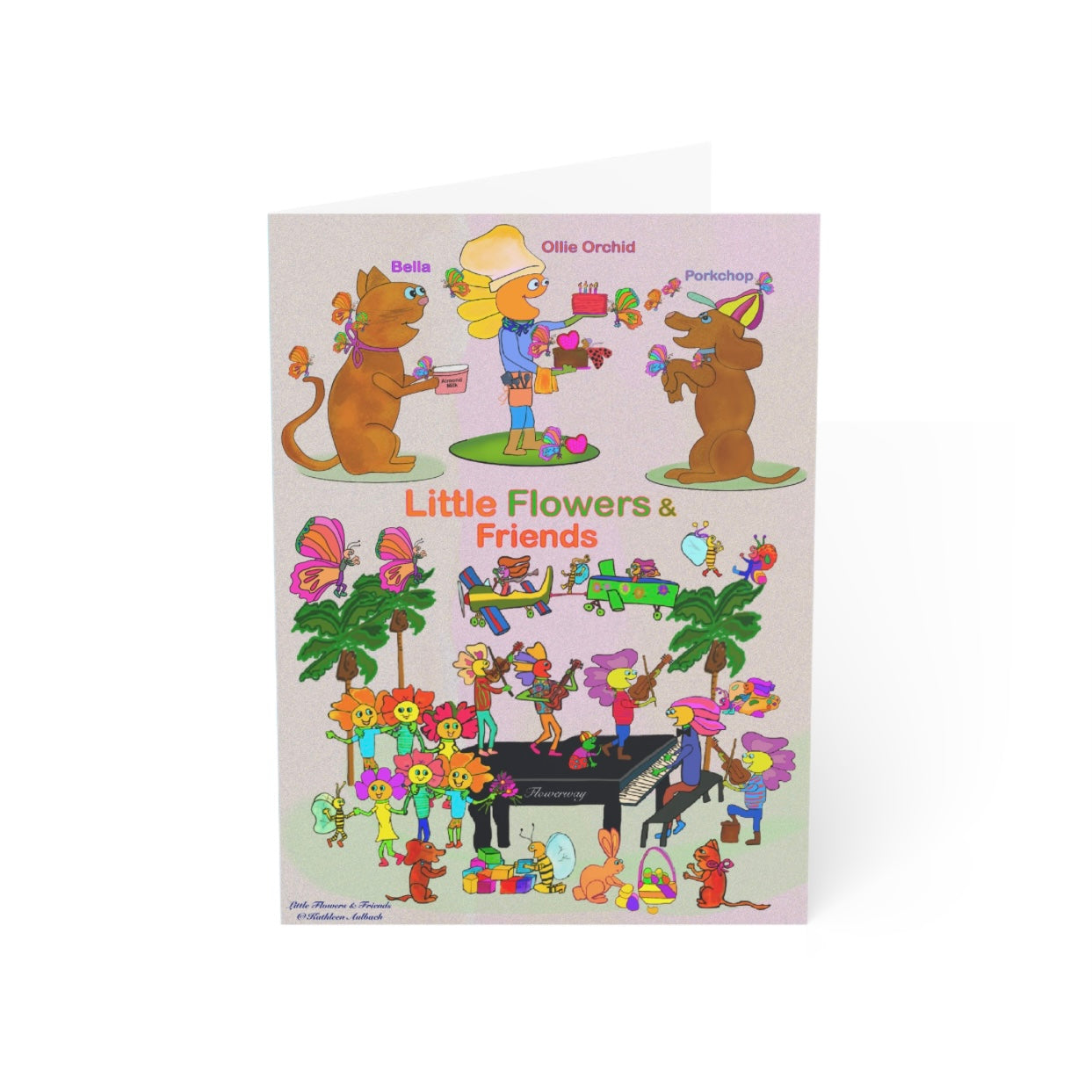 Greeting Card 5”x7” light #L001