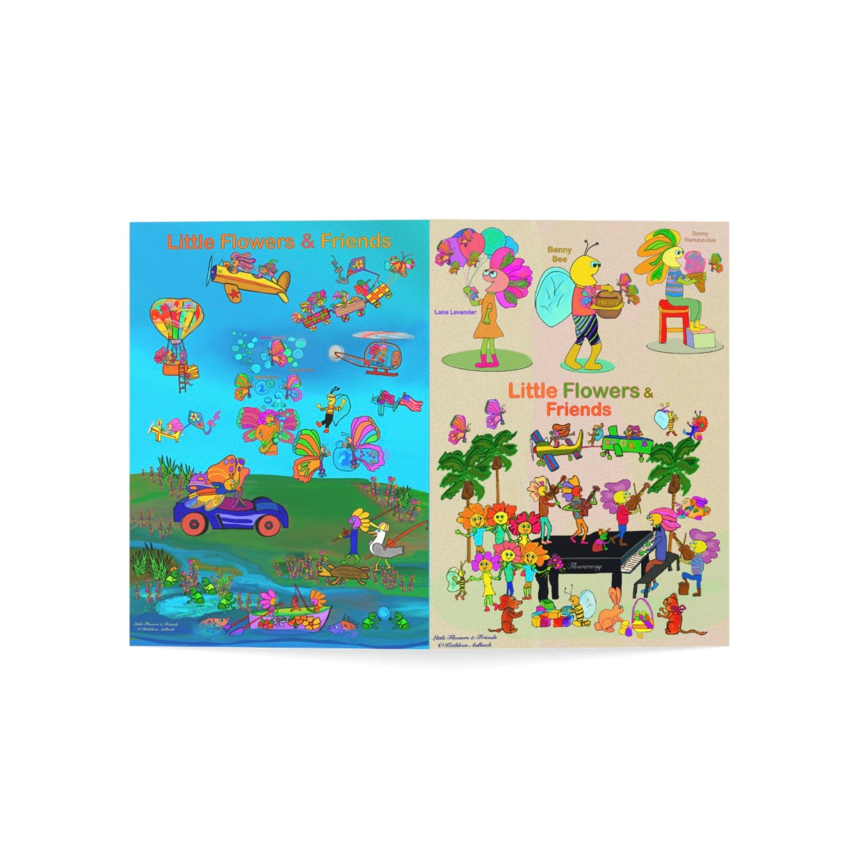 Greeting Card 5”x7” light #L005