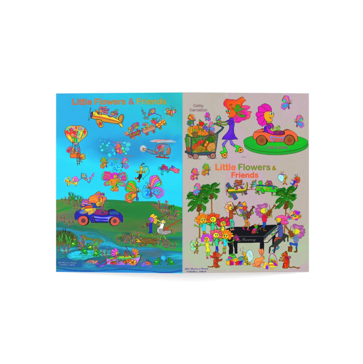 Greeting Card 5”x7” light #L004