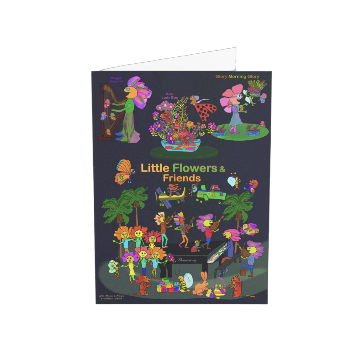 Greeting Card 5”x7” dark #D001