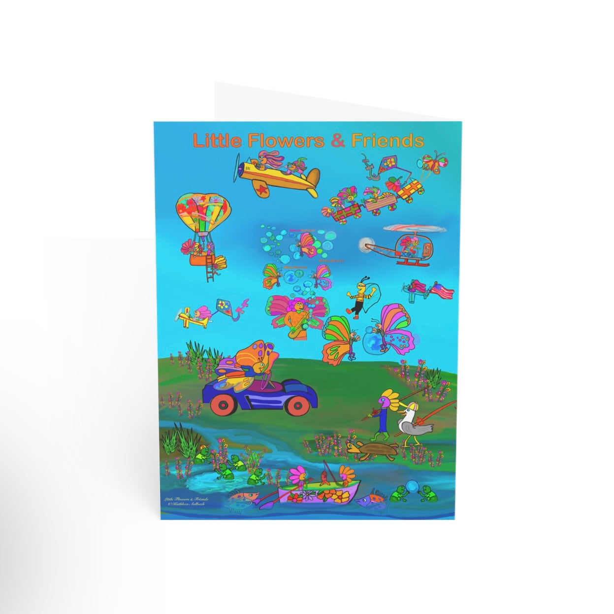 Greeting Card 5”x7” dark #D008