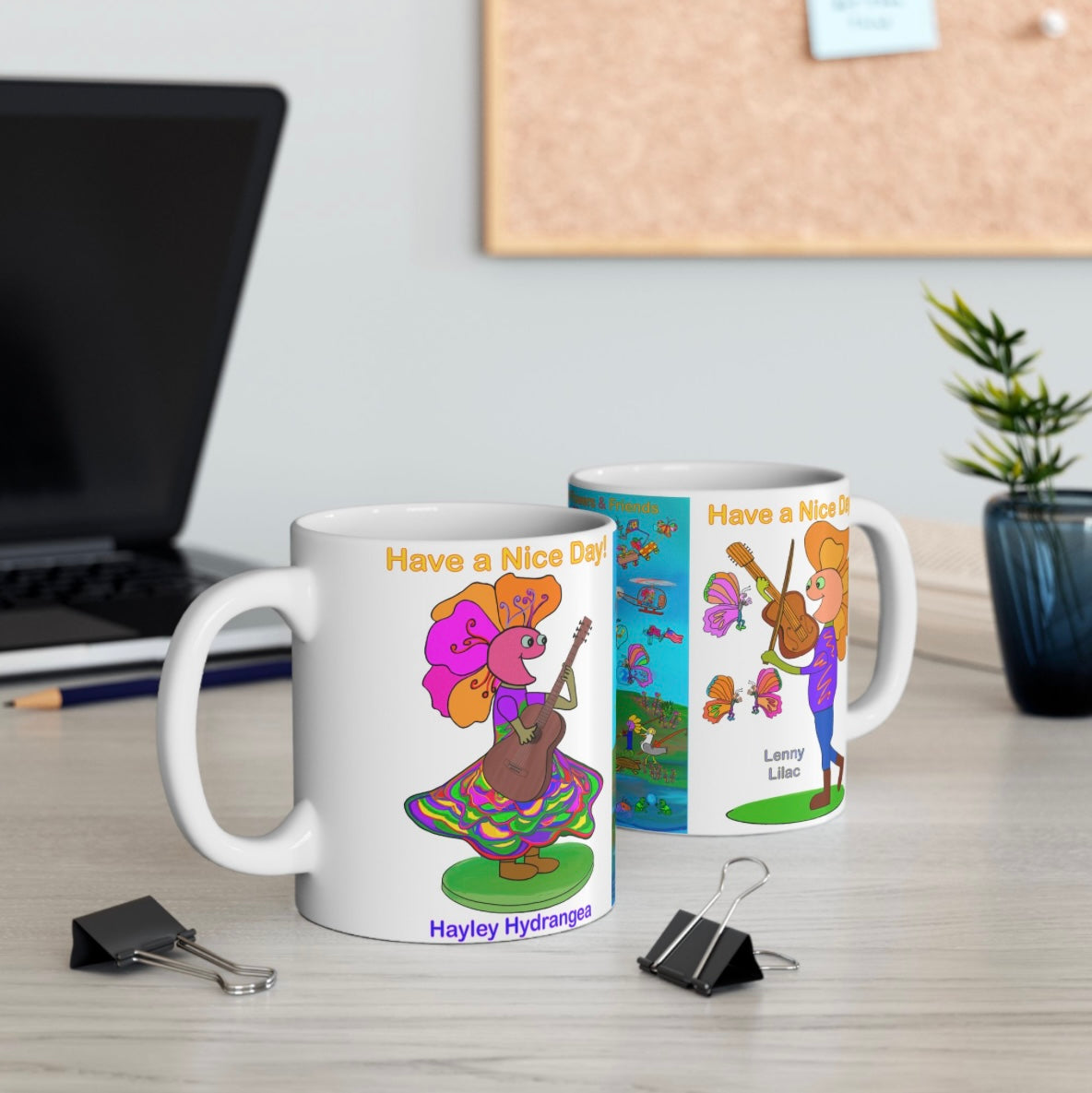 Ceramic Mug 11oz, Nice Day-#ND002