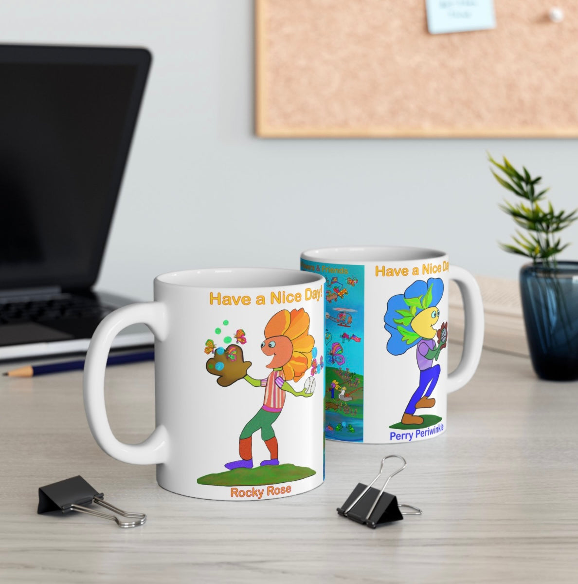 Ceramic Mug 11oz, Nice Day-#ND006