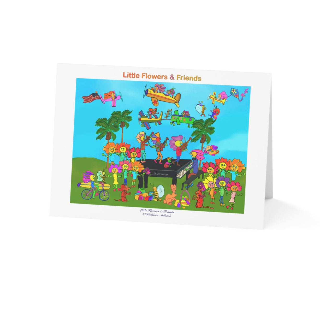 Greeting Card 7”x5” light #H001