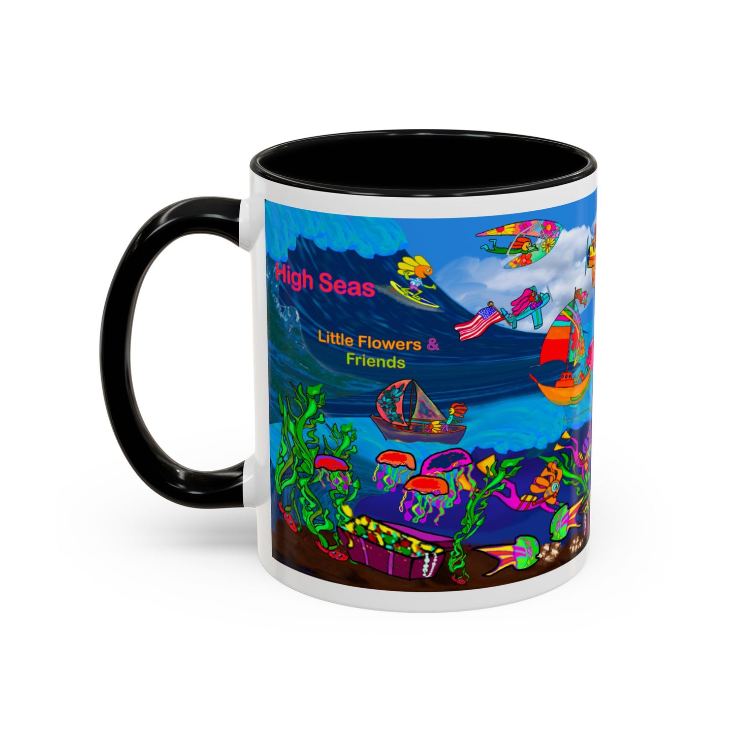 Accent Mug #P042, 11oz, High Seas