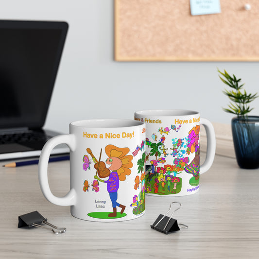 Ceramic Mug 11oz, Jazz Fest-#019